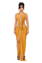 Load image into Gallery viewer, COUCOO DIONE HALTER MIDI DRESS IN VARIOUS COLOURS
