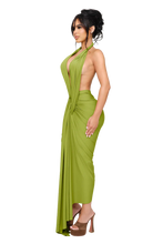 Load image into Gallery viewer, THE COUCOO DIONE HALTER MIDI DRESS IN WARIOUS COLOURS
