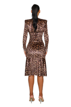 Load image into Gallery viewer, COUCOO LANAI DRESS IN ROMAN COIN / BIG CAT
