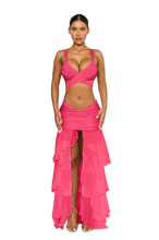 Load image into Gallery viewer, COUCOO SANI SKIRT IN CHANTILLY / INFINITY POOL / DRAGON FRUIT / POPPY PETAL
