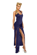 Load image into Gallery viewer, COUCOO JAYA DRESS IN BLUE BLOOD / SAFFRON
