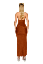 Load image into Gallery viewer, COUCOO JAYA DRESS IN BLUE BLOOD / SAFFRON
