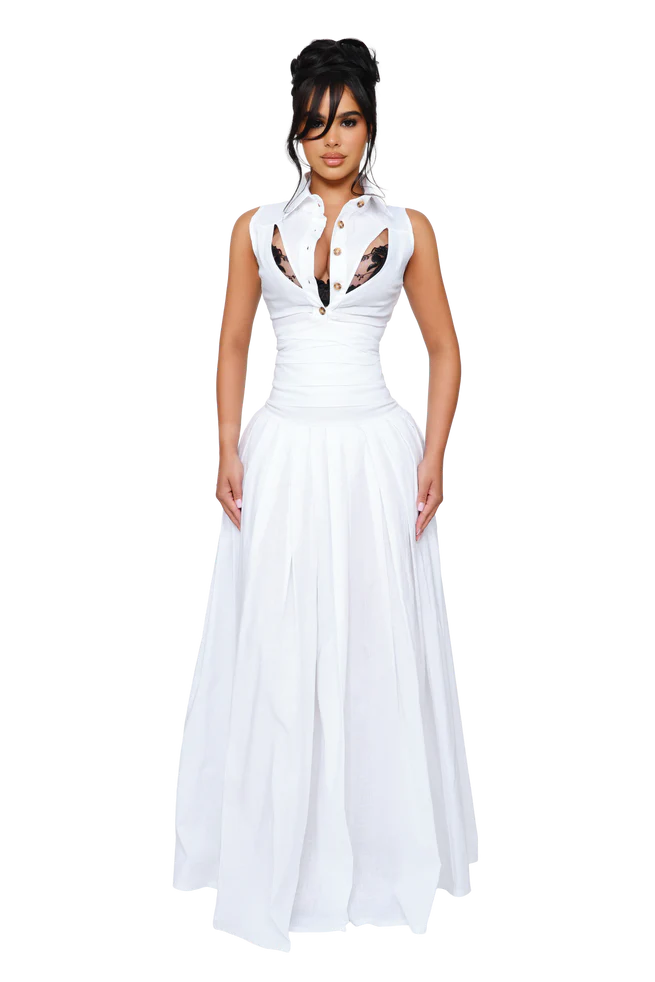 FUJI MAXI SKIRT IN ARCTIC