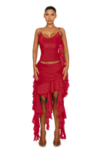 Load image into Gallery viewer, COUCOO CHALBI TOP IN MOJITO / ROE / POPPY PETAL
