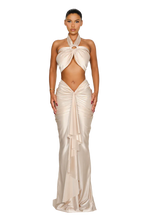 Load image into Gallery viewer, LADAKH SKIRT IN BEE POLEN / SATIVA GREEN / OYSTER / VIOLET ICE / BARRACUDA BLUE

