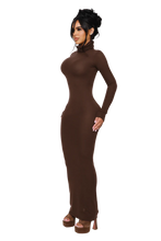 Load image into Gallery viewer, COUCOO NOA KNIT MAXI DRESS IN SPICED ASH
