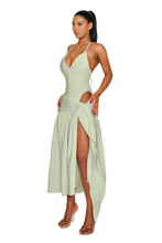 Load image into Gallery viewer, COUCOO ATACAMA DRESS IN SAILOR / HOT HIBISCUS / CRUSHED ICE/ FRESH BREATH / SATIN BLACK
