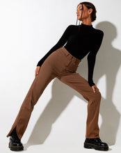 Load image into Gallery viewer, STRAIGHT LEG JEANS IN RICH BROWN
