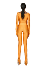 Load image into Gallery viewer, COUCOO LANAI LONG SLEEVED TOP IN TURMERIC LATTE
