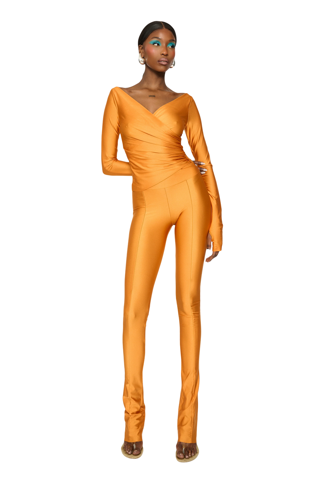 COUCOO LANAI LEGGINGS IN TUMERIC LATTE