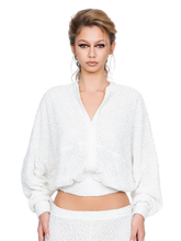 Load image into Gallery viewer, PALLA BIANCA BOMBER JACKET IN OPAL CREAM
