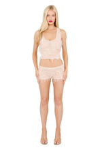 Load image into Gallery viewer, NIRA MINI SHORTS IN PALE PINK
