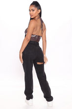 Load image into Gallery viewer, FASHION NOVA &#39;INTO THE WILD WEST&#39; MESH CORSET
