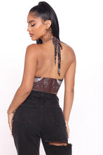 Load image into Gallery viewer, FASHION NOVA &#39;INTO THE WILD WEST&#39; MESH CORSET
