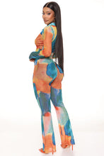 Load image into Gallery viewer, FASHION NOVA NEW VIBE PANTS SET IN MULTI COLOUR
