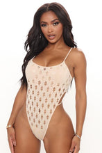 Load image into Gallery viewer, FASHION NOVA &#39;ENOUGH PLAY&#39; BODYSUIT IN NUDE
