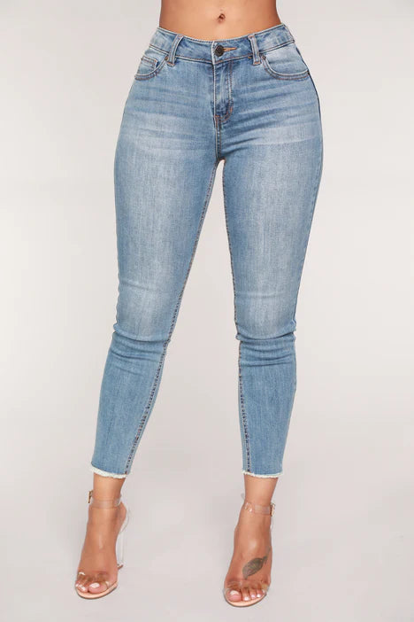 Fashion nova discount ankle jeans