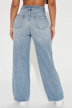 Load image into Gallery viewer, FASHION NOVA ONLY ANGEL CROSSOVER STRAIGHT LEG JEANS
