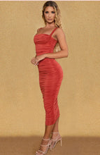 Load image into Gallery viewer, OH POLLY &#39;LOVE LESSON&#39; BODYCON MIDI DRESS
