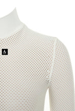 Load image into Gallery viewer, HOUSE OF CB SHADOW CREAM KNITTED STRETCH MESH BODYSUIT
