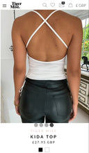 Load image into Gallery viewer, TIGER MIST KIDA TOP IN WHITE
