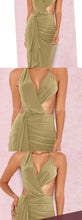 Load image into Gallery viewer, HOUSE OF CB &#39;LAURELINE&#39; DRESS IN KHAKI
