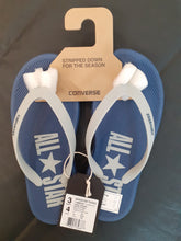 Load image into Gallery viewer, CONVERSE UNISEX SANDSTAR THONG FLIP FLOPS IN DARK DENIM COLOUR
