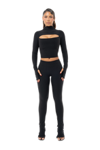 Load image into Gallery viewer, COUCOO NOT SO BASIC LEGGINGS IN BLACK
