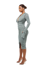 Load image into Gallery viewer, COUCOO MOOREA DRESS - GUL GREY
