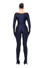 Load image into Gallery viewer, COUCOO LANAI LONG SLEEVED TOP IN MIDNIGHT SKY
