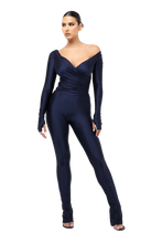Load image into Gallery viewer, COUCOO LANAI LONG SLEEVED TOP IN MIDNIGHT SKY
