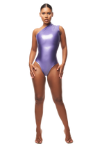 Load image into Gallery viewer, COUCOO ASYMMETRIC JANI BODYSUIT IN ACAI ICE

