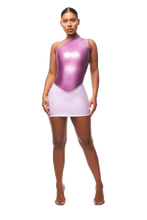 Load image into Gallery viewer, COUCOO BONBON MINI SKIRT IN LAVENDER LATTE
