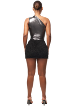 Load image into Gallery viewer, COUCOO KAIBU MINI SKIRT IN ANEMONE ORANGE / BLUE MUSCAT / BLACK SESAME
