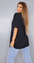Load image into Gallery viewer, PRETTY LITTLE THING COTTON BLACK &amp; WHITE 2 PACK OVERSIZED T-SHIRT
