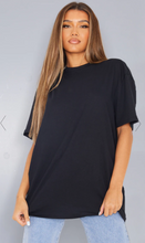 Load image into Gallery viewer, PRETTY LITTLE THING COTTON BLACK &amp; WHITE 2 PACK OVERSIZED T-SHIRT
