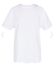 Load image into Gallery viewer, PRETTY LITTLE THING COTTON BLACK &amp; WHITE 2 PACK OVERSIZED T-SHIRT
