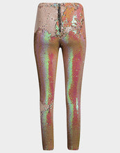Load image into Gallery viewer, EX UK CHAINSTORE LADIES 2-TONE SEQUIN PANTS
