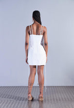 Load image into Gallery viewer, AAZHIA x MISSGUIDED LACE UP CAMI MINI DRESS IN WHITE
