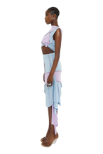 Load image into Gallery viewer, COUCOO UPSALA SKIRT IN LILAC/BLUE
