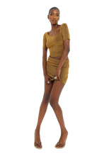 Load image into Gallery viewer, COUCOO TAKU SKIRT - HOT HONEY
