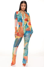 Load image into Gallery viewer, FASHION NOVA NEW VIBE PANTS SET IN MULTI COLOUR
