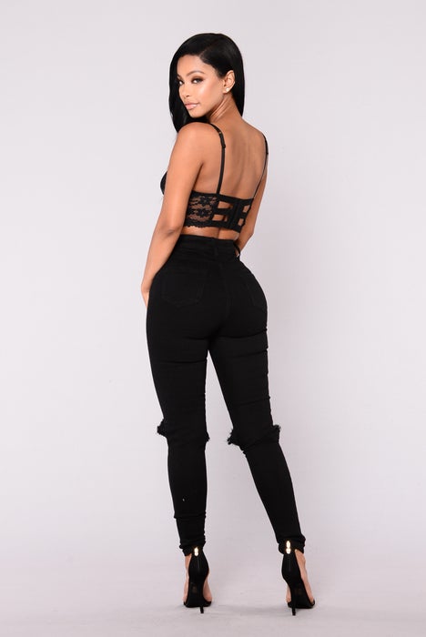 Black high waisted jeans discount fashion nova