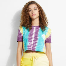 Load image into Gallery viewer, GUESS GINZA GREEN MULTI CROPPED TEE SIZE S
