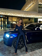 Load image into Gallery viewer, COUCOO LANAI LONG SLEEVED TOP IN MIDNIGHT SKY
