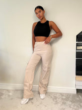 Load image into Gallery viewer, BOOHOO CARGO TROUSERS IN STONE
