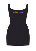 Load image into Gallery viewer, PRETTYLITTLETHING PLUS BLACK PRIDE BODYCON DRESS
