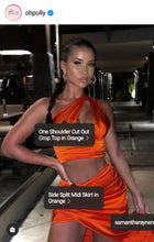 Load image into Gallery viewer, OH POLLY PIA AND CARENA CO-ORD SET IN ORANGE
