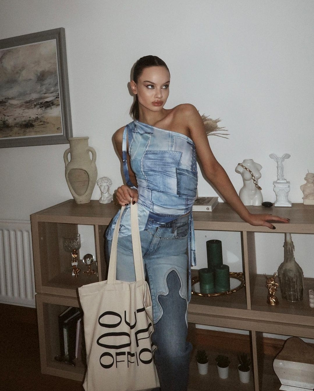 One shoulder tops fashion nova discount