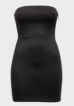 Load image into Gallery viewer, TOP SHOP / BANDEAU MINI DRESS IN BLACK
